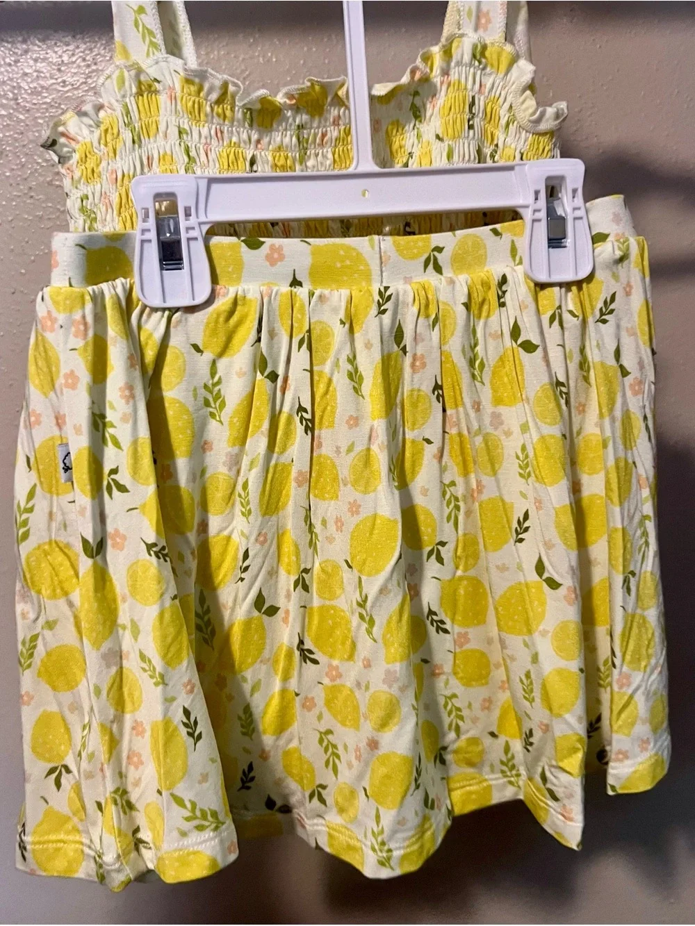 7/8 Dream Big Little Co Tank and Skort Set